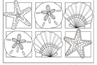 seashell template free printable