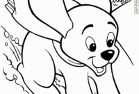 coloring pages christmas puppies