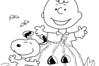 peanuts pictures to color