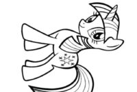 my little pony mermaid coloring pages