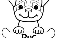 cute puppy coloring sheet