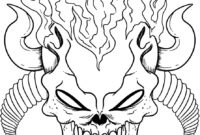 coloring pages of scary