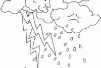 rain coloring pages printable