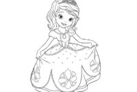 sofia the first pictures to color