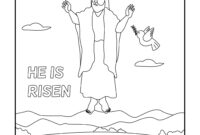 religious easter color pages