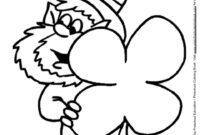 shamrock coloring sheet