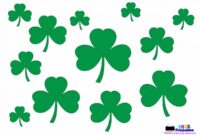 shamrock to print