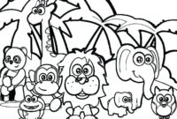 coloring pages of rainforest animals