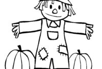 scarecrow coloring pages