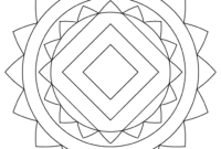 mandala facile a dessiner