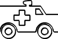 ambulance coloring pages