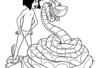 mowgli coloring pages