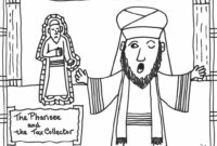 matthew the tax collector coloring page