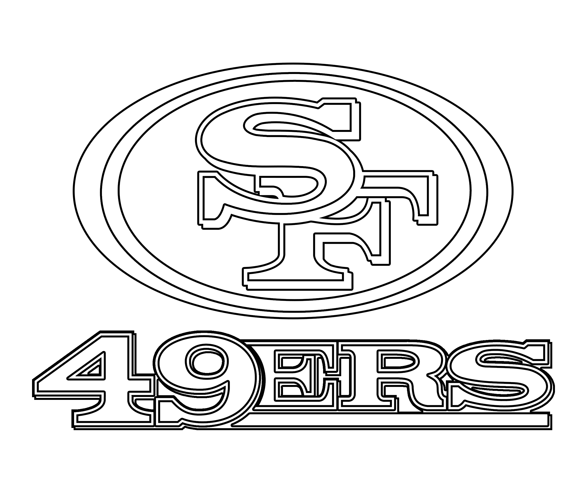 49ers Drawing at GetDrawings | Free download