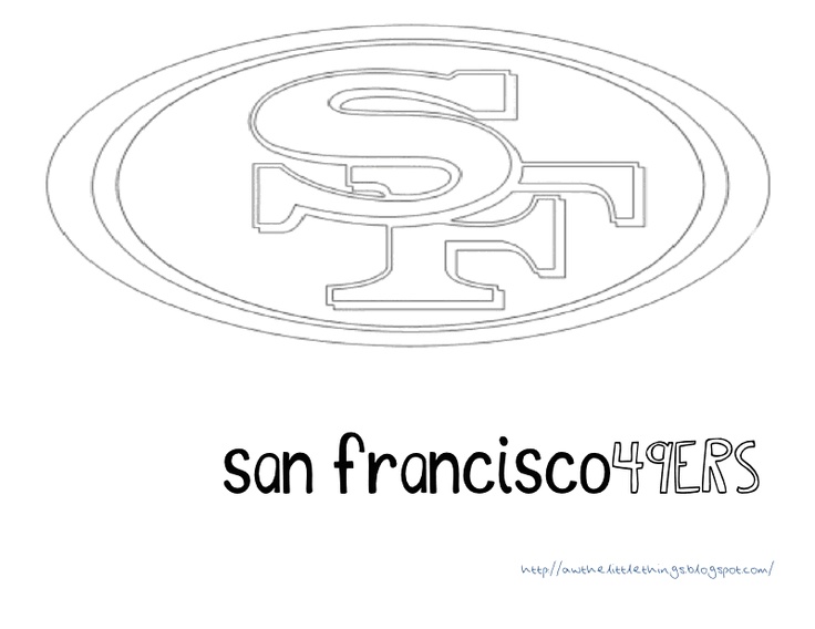 49ers Colouring Pages