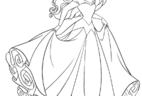 princess aurora pictures to color