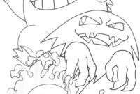 ghost pokemon coloring pages