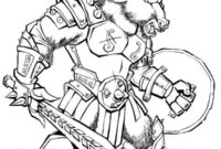 minotaur coloring page