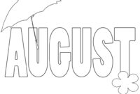 august coloring pages