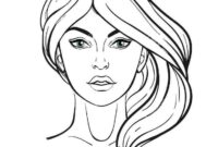 coloring pages face