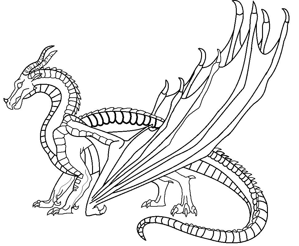 Free Wings Of Fire Coloring Pages Skywing Pictures - Free Printable