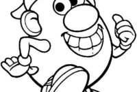 mr potato head coloring pages