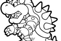 bowser 039 s fury coloring pages