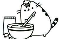 printable pusheen coloring pages