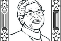 rosa parks coloring page free