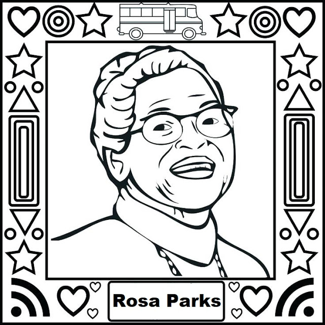 Blog de Linguagens: Rosa Parks Coloring Page