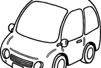 cartoon car coloring pages