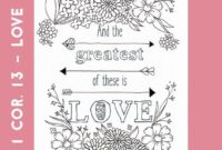 1 corinthians 13 coloring page