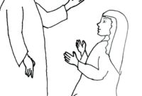 mary visits elizabeth coloring page