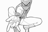 miles morales spider man coloring page