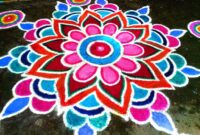 easy rangoli templates