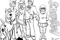 scooby doo free printable coloring pages