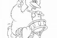 sesame street coloring pages big bird