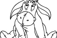 shrek donkey coloring page