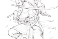 33 zoro dessin a imprimer background