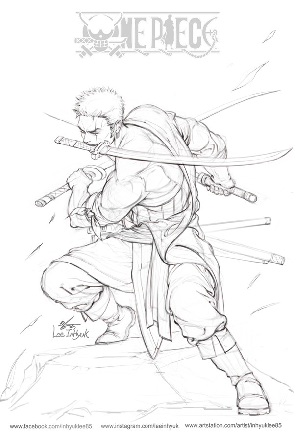 24+ Coloriage Zoro | Color Info