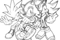 coloring pages super sonic