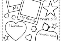 preschool all about me coloring pages