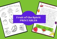 fruit of the spirit coloring pages free