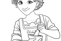 julieta encanto coloring page