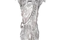 chewbacca coloring page