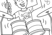 rock n roll coloring pages