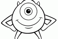 printable cute monster coloring pages