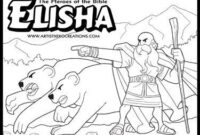 elisha coloring pages