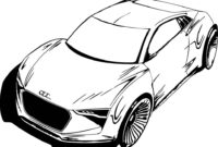 sports cars coloring pages