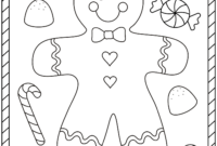 gingerbread coloring pages printable